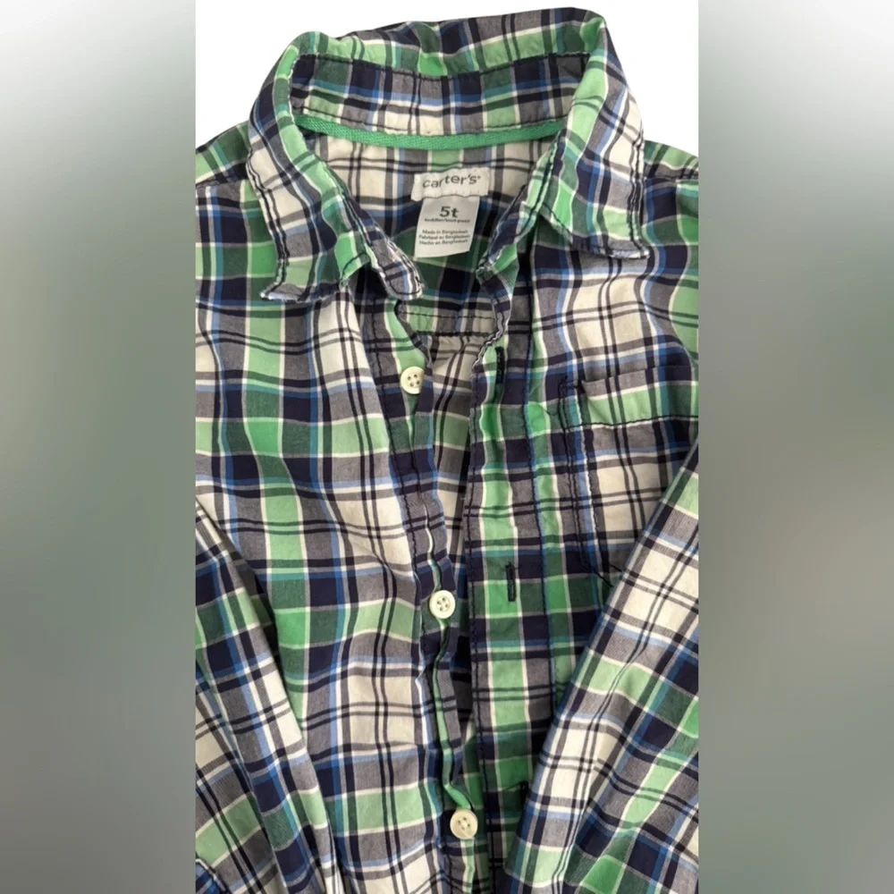 Carter's Kids Shirt and faded gear shirt